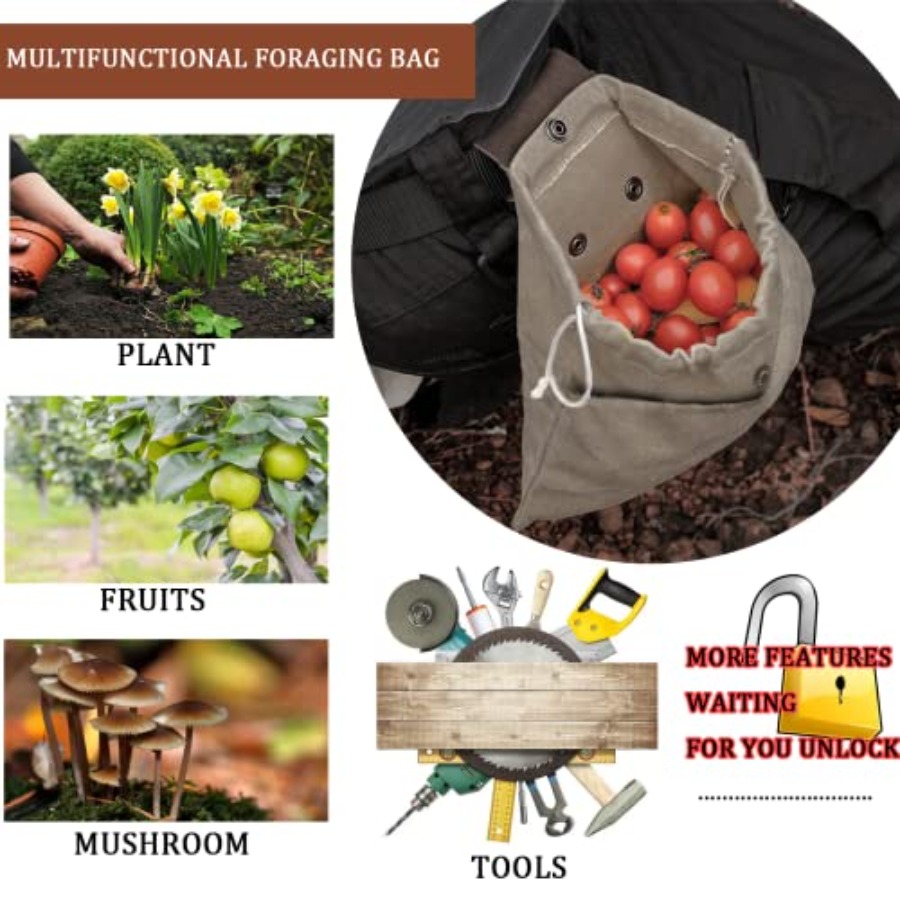 Foraging Pouch Leather Canvas  - огляд і ціна Water Bag Collapsible