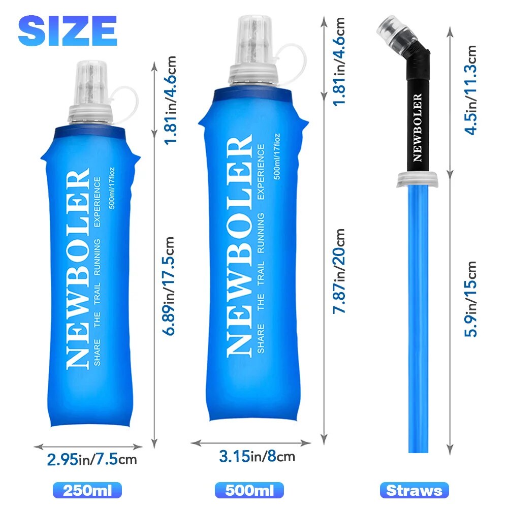 NEWBOLER 250ml 500ml Water Bot - огляд і ціна Water Bag Collapsible
