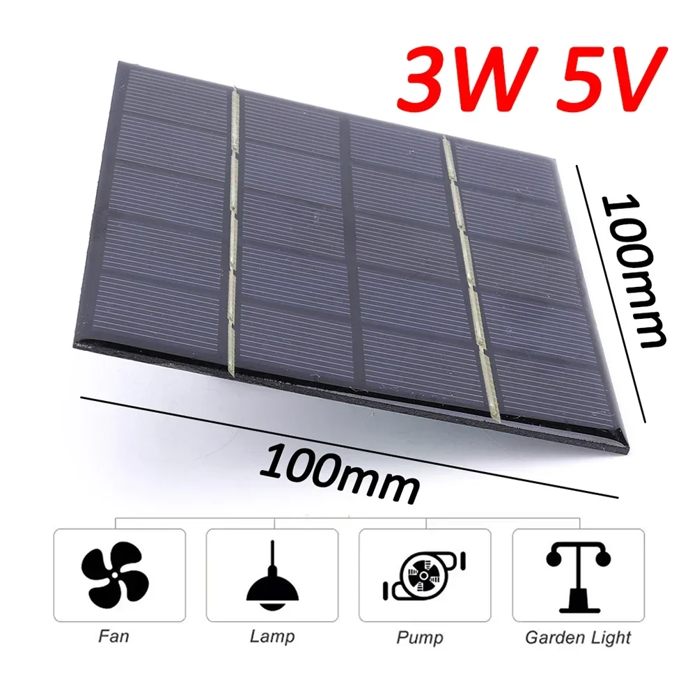 Solar Panel 3W 5V Solar Board  - огляд і ціна Solar Emergency Charger