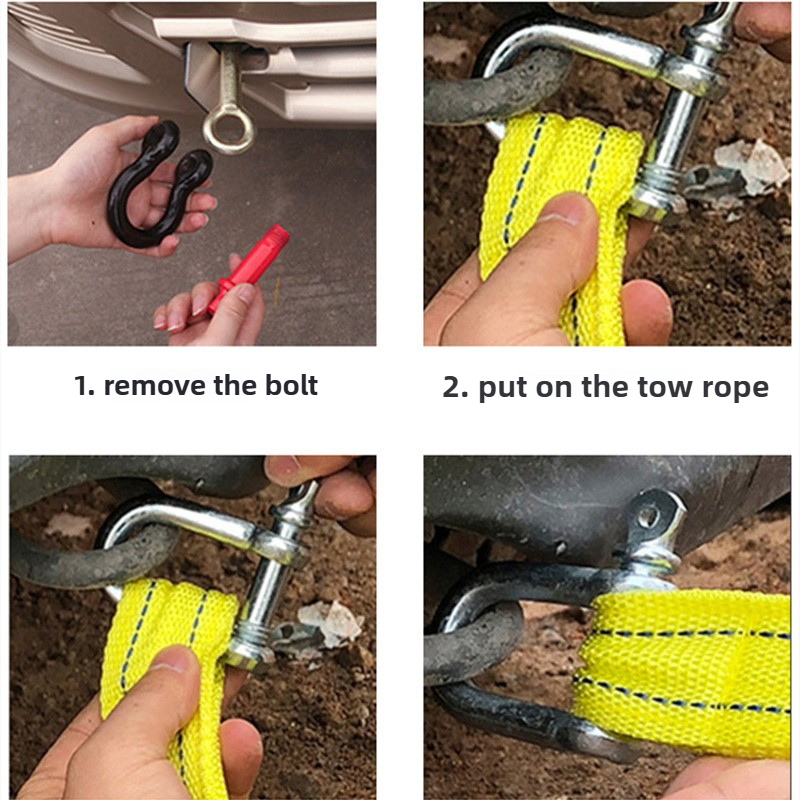 Car Trailer Rope Off Road Pull - огляд і ціна Rescue Rope Throw